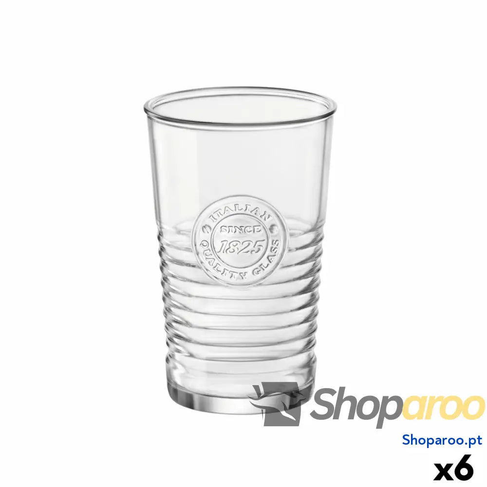 Copo Bormioli Rocco Officina Transparente Vidro 6 Unidades 475 ml