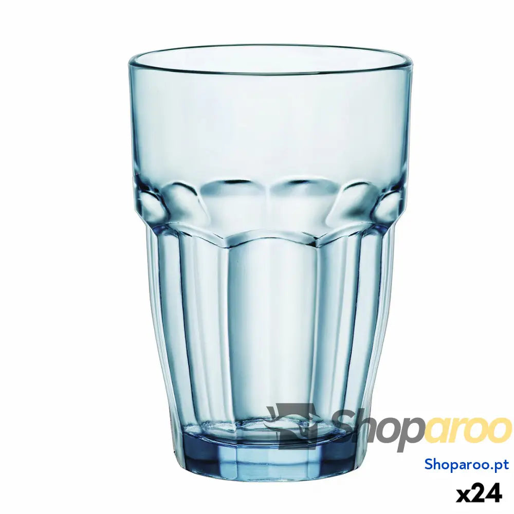 Copo Bormioli Rocco Rock Bar Azul Vidro 370 ml (24 Unidades)