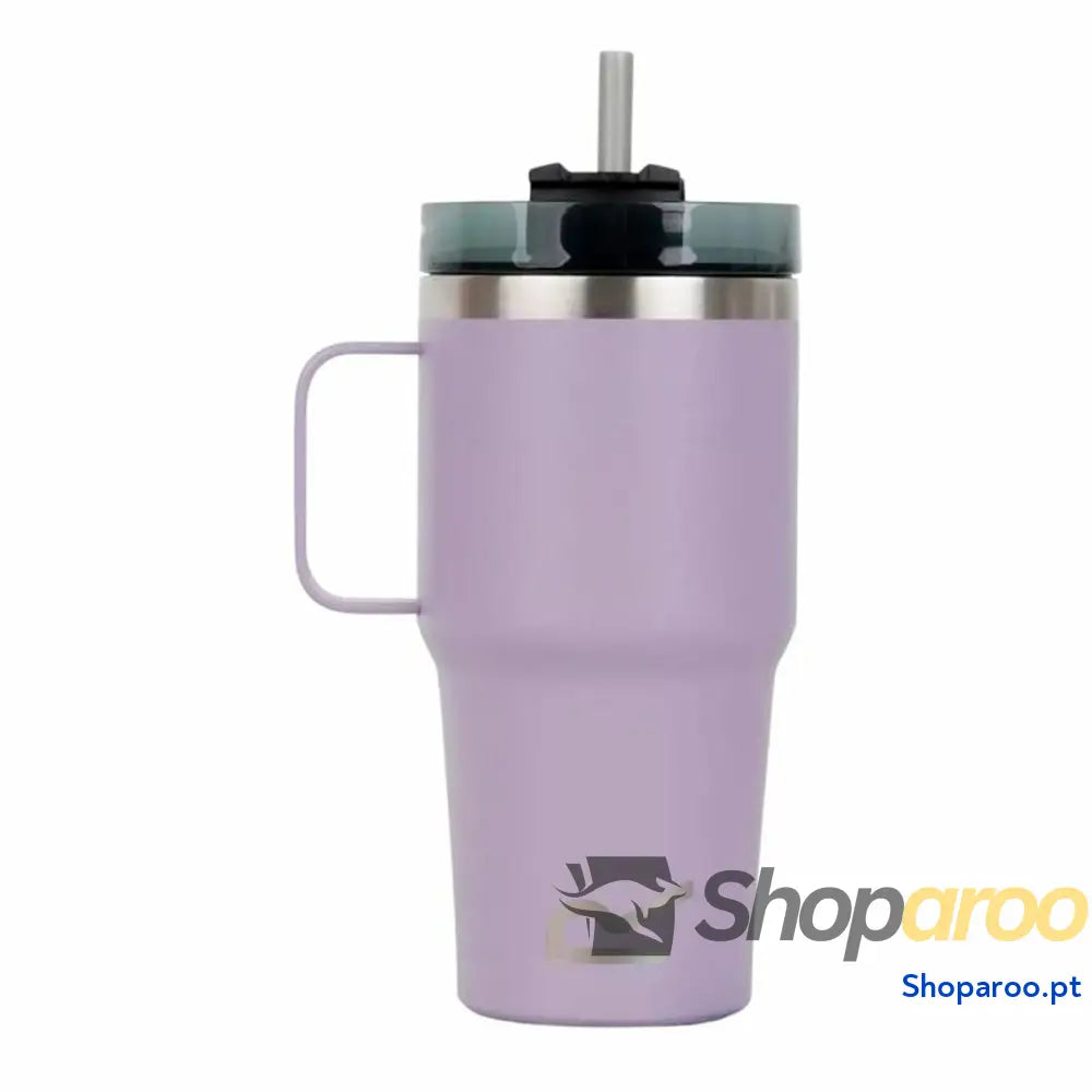 Copo com Palhinha Regatta Thermo Insulated Mug Ameixa 600 ml