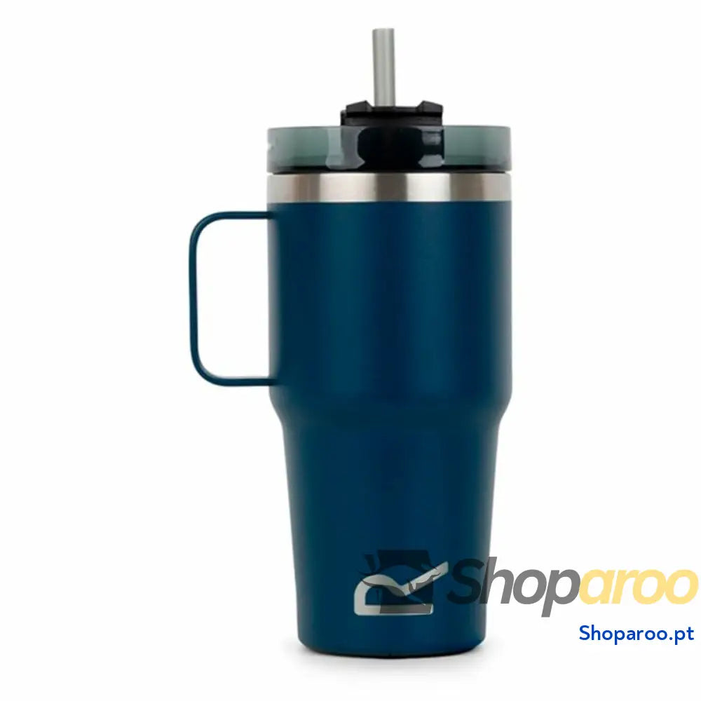 Copo com Palhinha Regatta Thermo Insulated Mug Azul escuro 600 ml Aço inoxidável