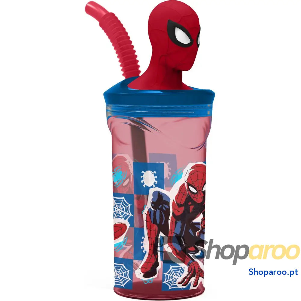 Copo com Palhinha Spider-Man CZ11338 3D