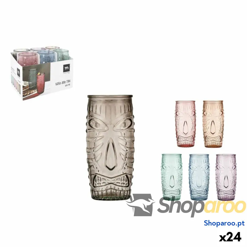 Copo de água La Mediterránea TIKI 0,6 L (24 Unidades)
