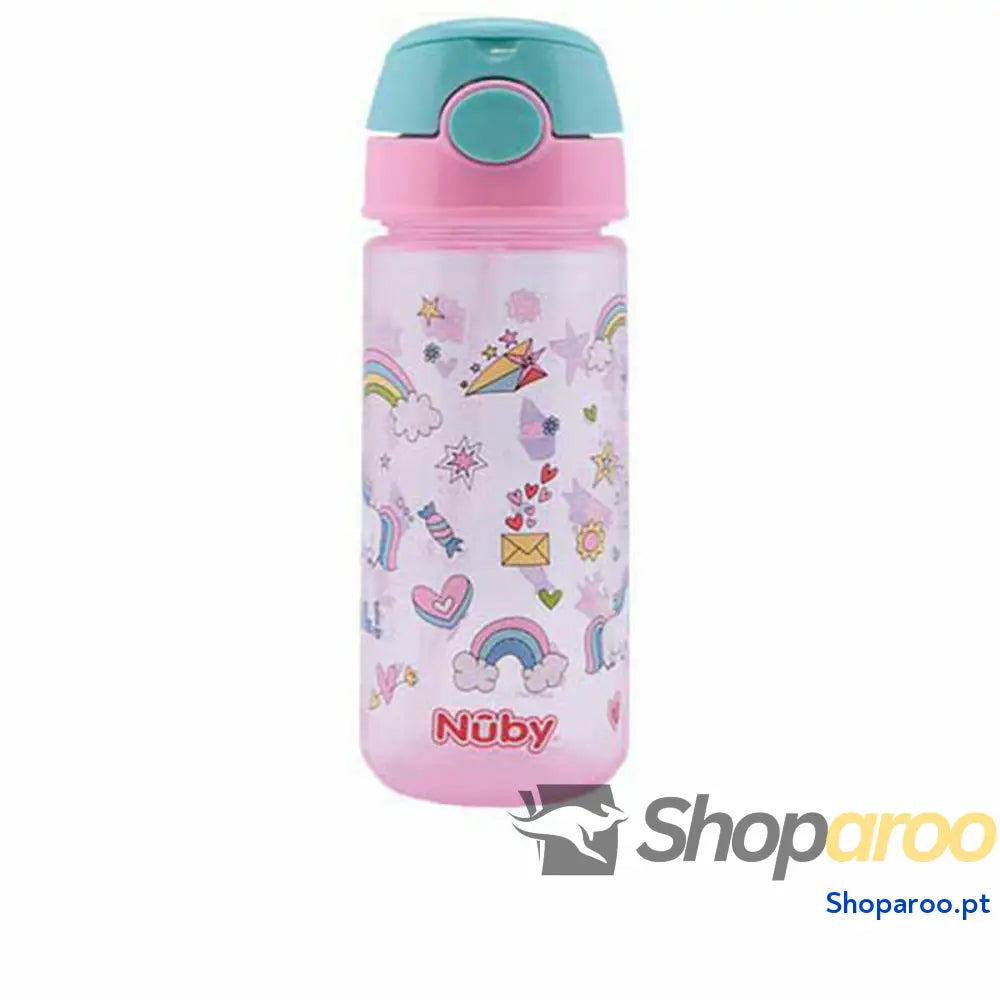 Copo de Aprendizagem Nûby Taza 540 ml Cor de Rosa