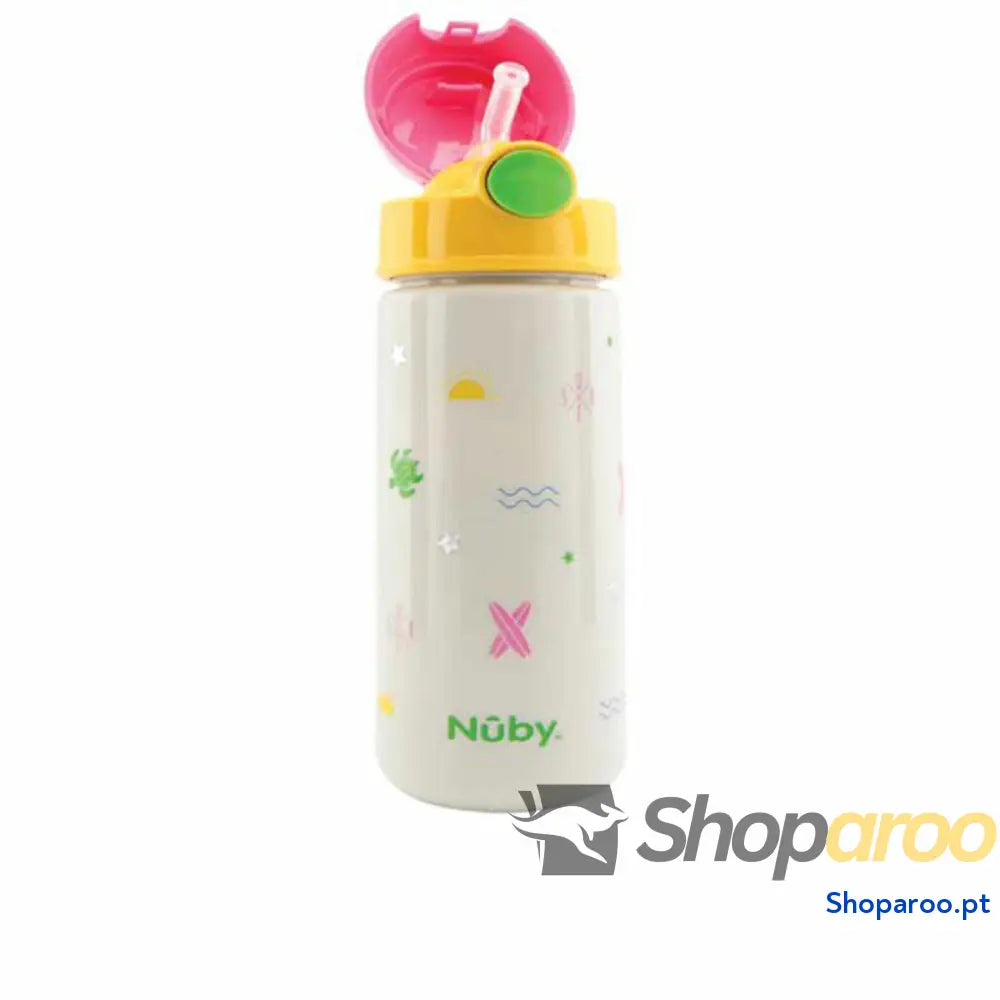 Copo de Aprendizagem Nûby Taza Surf 540 ml Cor de Rosa