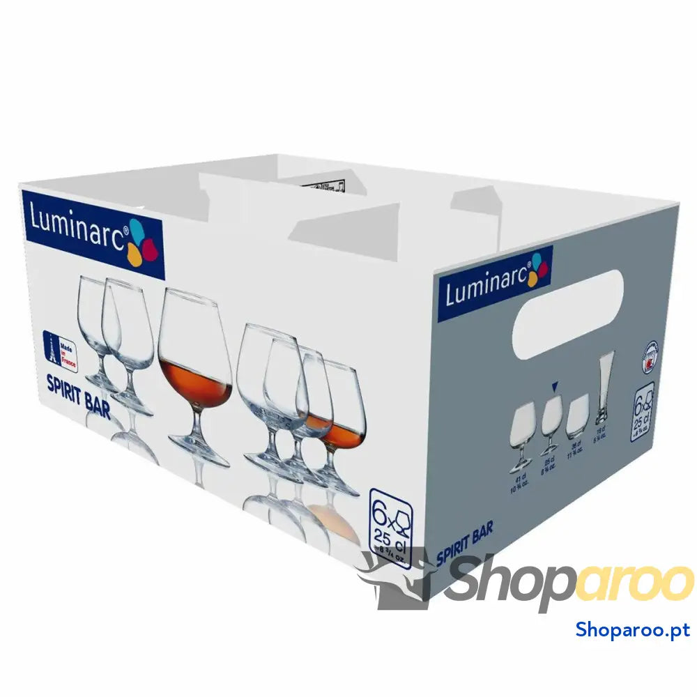 Copo de balão Luminarc Spirit Bar Transparente Vidro 6 Unidades 250 ml (Pack 6x)