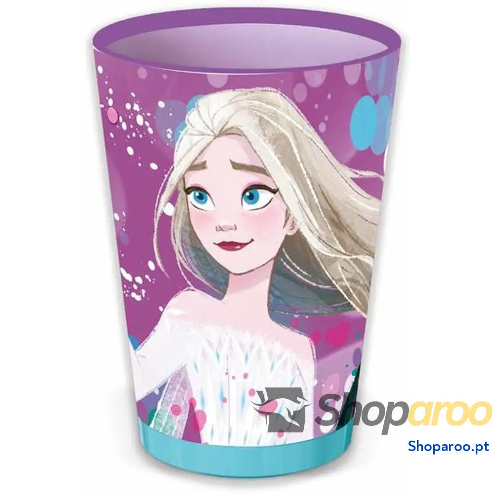 Copo Frozen Violetas 470 ml Plástico