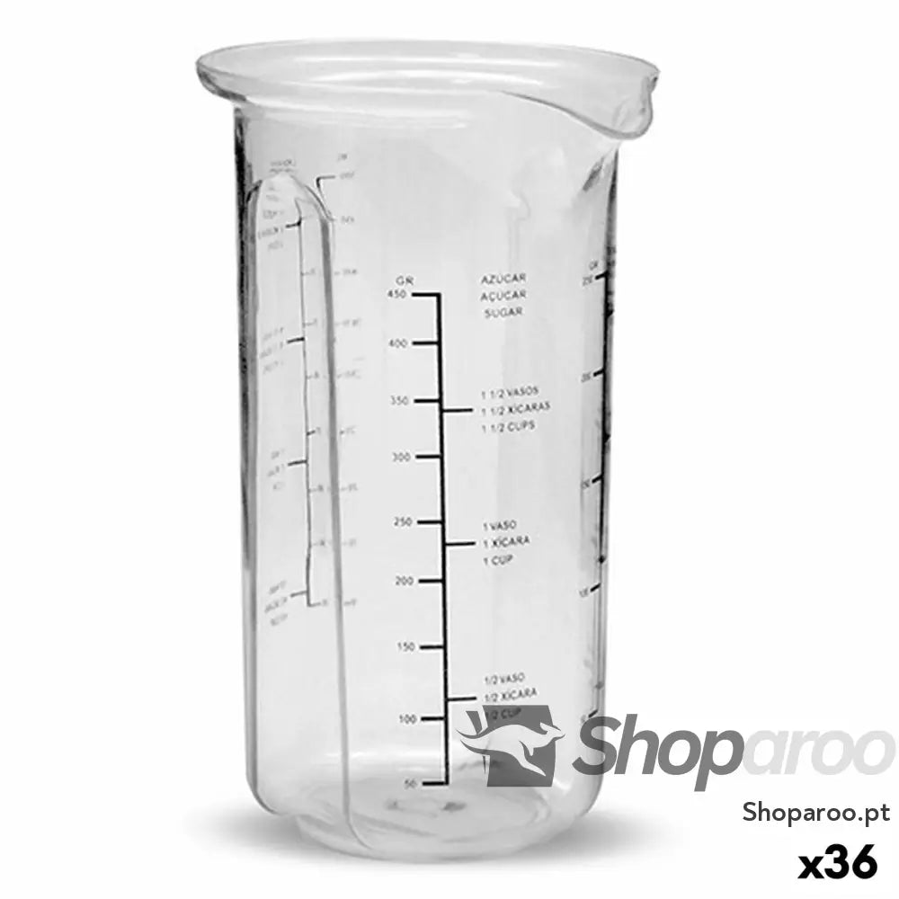 Copo medidor Plástico 500 ml (36 Unidades)