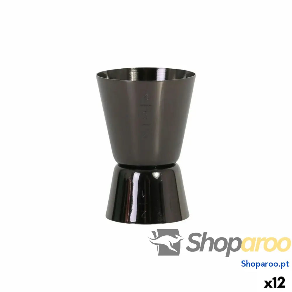 Copo medidor Viejo Valle Preto 4 cl (12 Unidades)