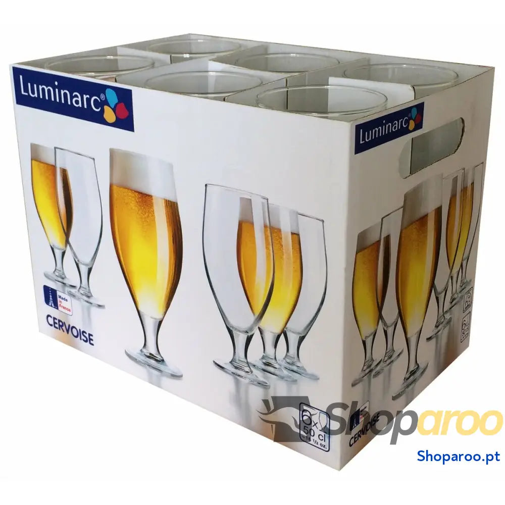 Copo para Cerveja Luminarc Spirit Bar Transparente Vidro 500 ml 6 Unidades (Pack 6x)