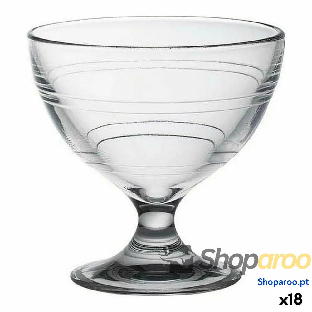 Copo para Gelados e Batidos Duralex Gigogne Transparente 250 ml (18 Unidades)