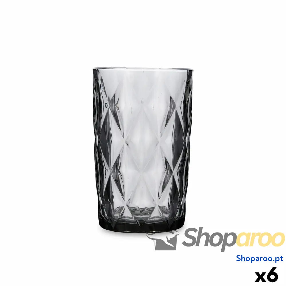 Copo Quid Maia Azul Vidro 400 ml (6 Unidades)