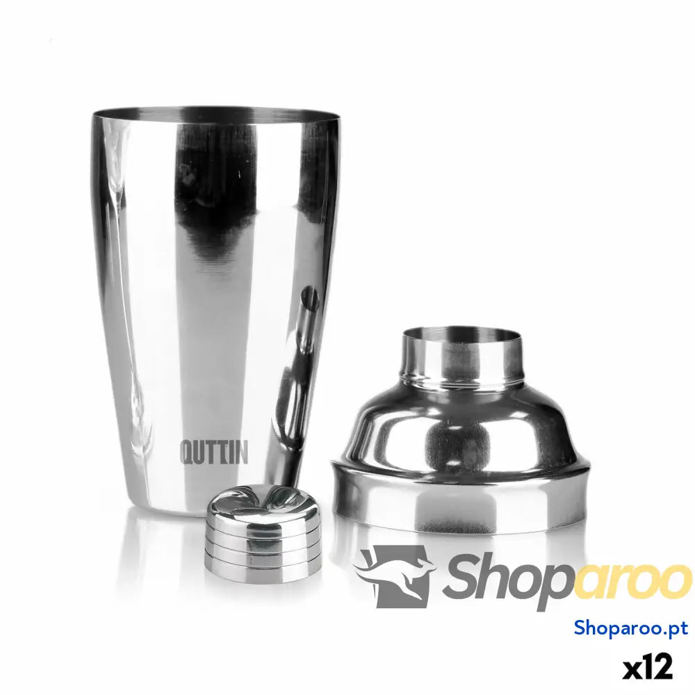 Coqueteleira Quttin 550 ml Aço (12 Unidades)