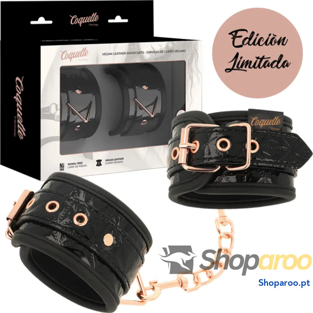 COQUETTE CHIC DESIRE - ALGEMAS BLACK EDITION COM FORRO DE NEOPRENE