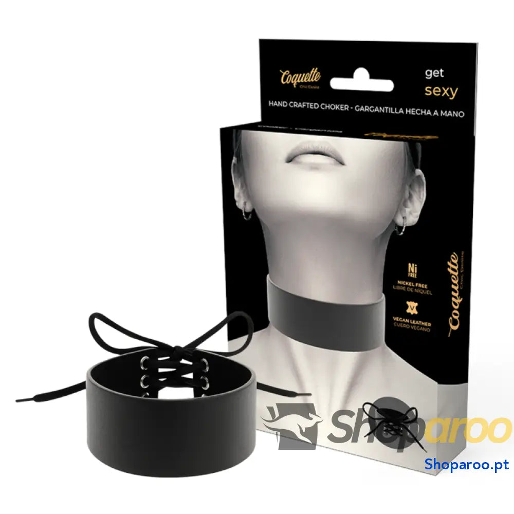 COQUETTE CHIC DESIRE - GARGANTILHA DE COURO VEGANO
