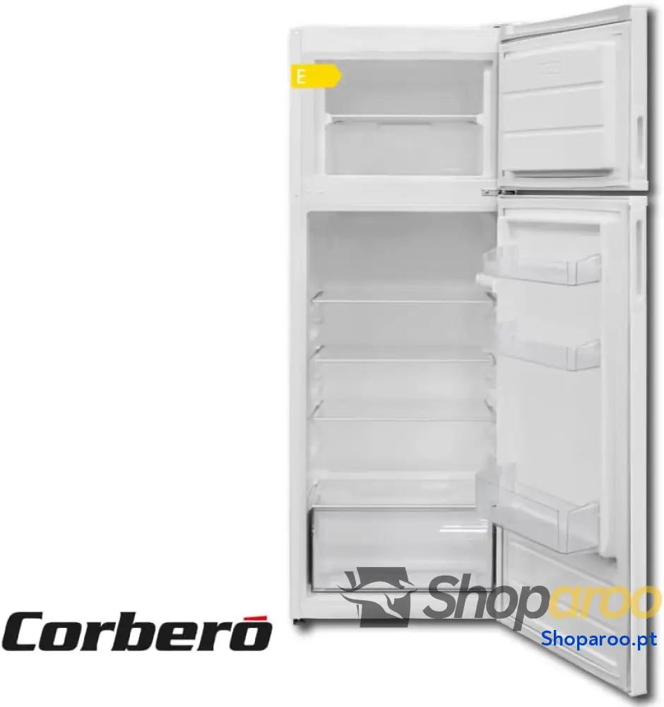 Corbero Frigorífico 2P CF2PV21324W | Capacidade 212L | Branco | Luz interior gaveta para legumes prateleiras ajustáveis