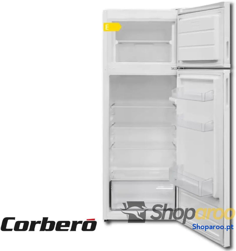 Corbero Frigorífico 2P CF2PV21324W | Capacidade 212L | Branco | Luz interior gaveta para legumes prateleiras ajustáveis