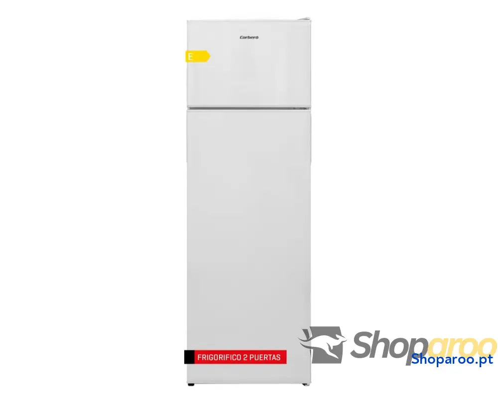 Corbero Frigorífico 2P CF2PV21324W | Capacidade 212L | Branco | Luz interior gaveta para legumes prateleiras ajustáveis