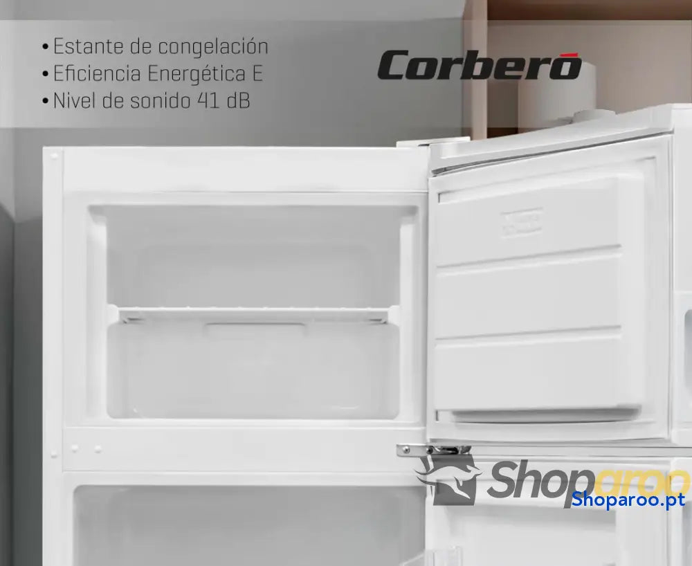 Corbero Frigorífico 2P CF2PV21324W | Capacidade 212L | Branco | Luz interior gaveta para legumes prateleiras ajustáveis
