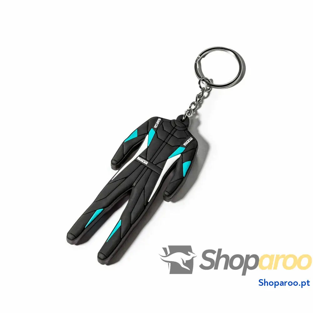 Corrente para Chave Sparco Leather Suit Racing Preto