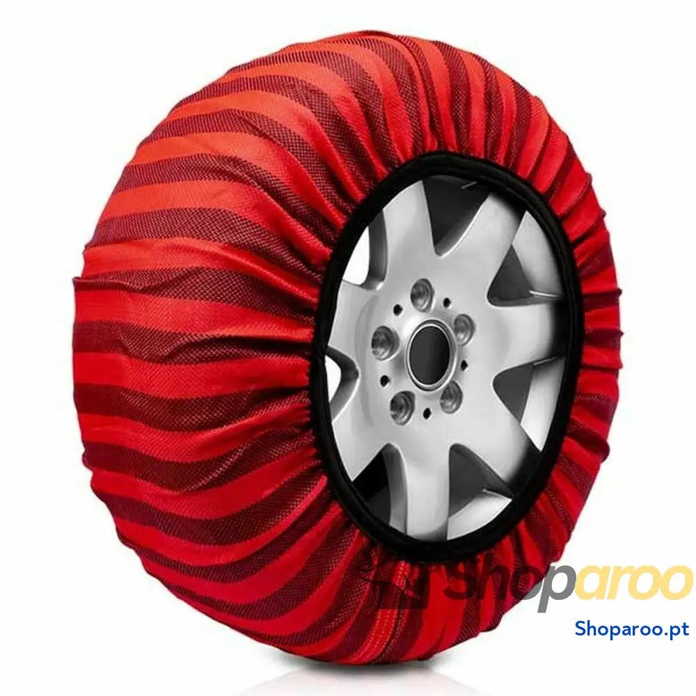Correntes de Neve para Automóveis Classic Vermelho Têxtil 70