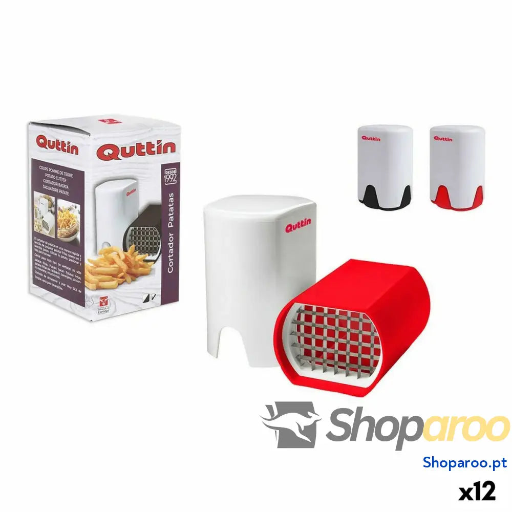 Cortador de Batatas Quttin 10 x 8,5 x 13,5 cm (12 Unidades)