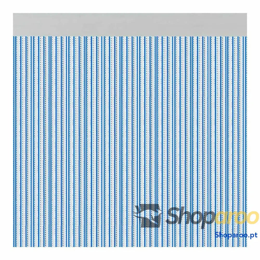 Cortina Acudam Brescia Portas Azul Exterior PVC Alumínio 90 x 210 cm