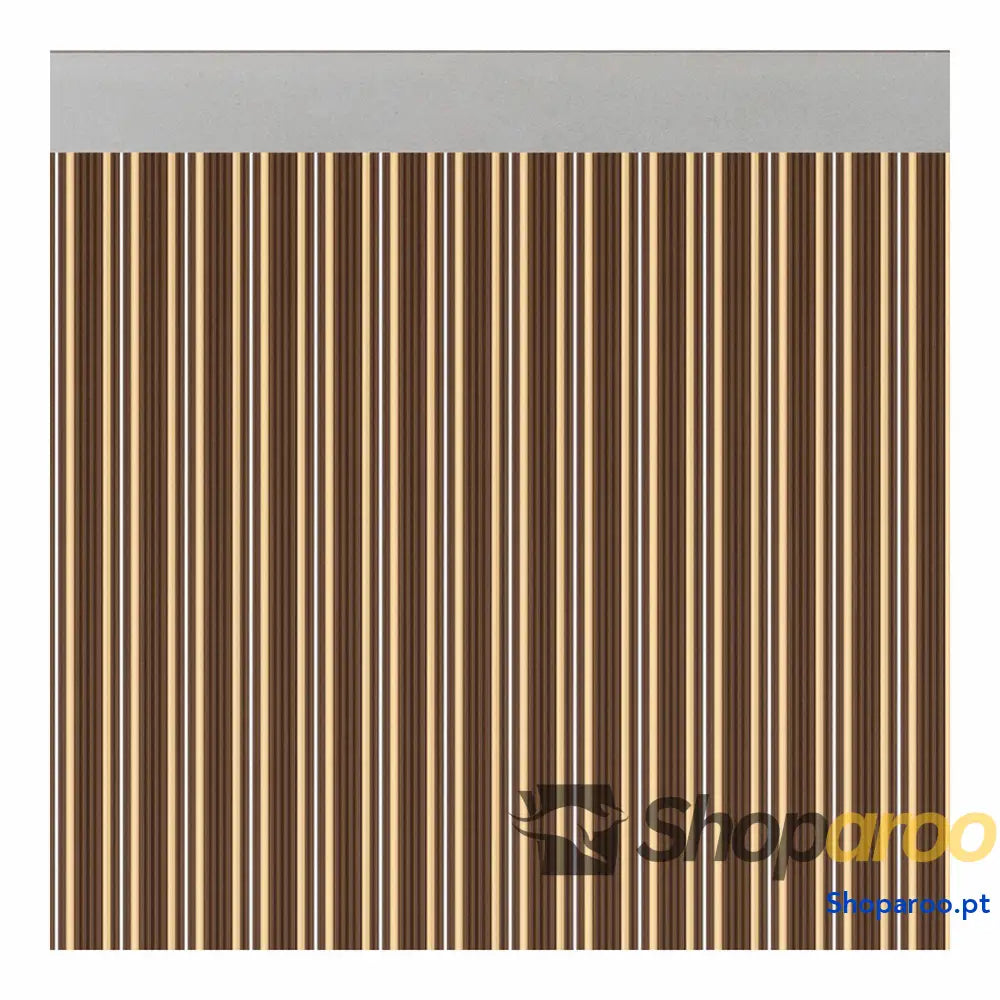 Cortina Acudam Ferrara Portas Castanho Marfim Opaco Exterior PVC Alumínio 90 x 210 cm