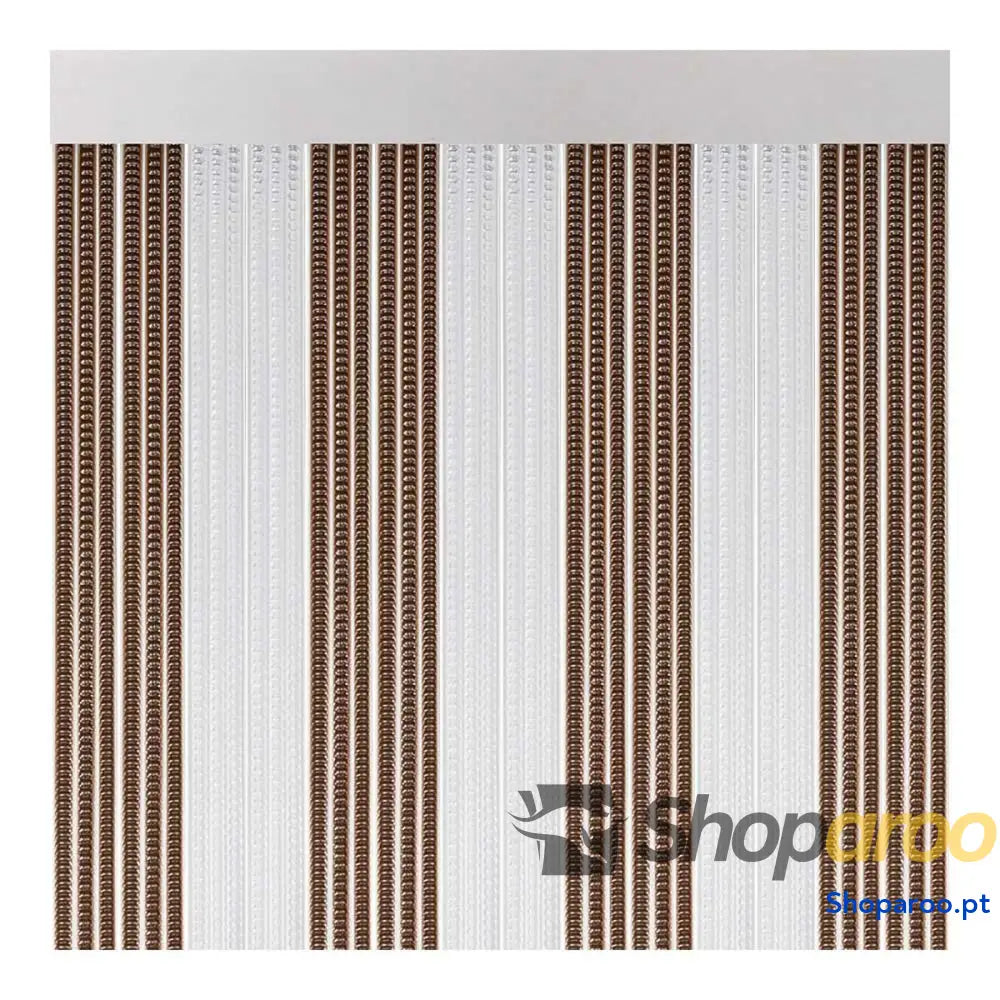 Cortina Acudam Lisboa Portas Cristal Castanho Exterior PVC Alumínio 90 x 210 cm