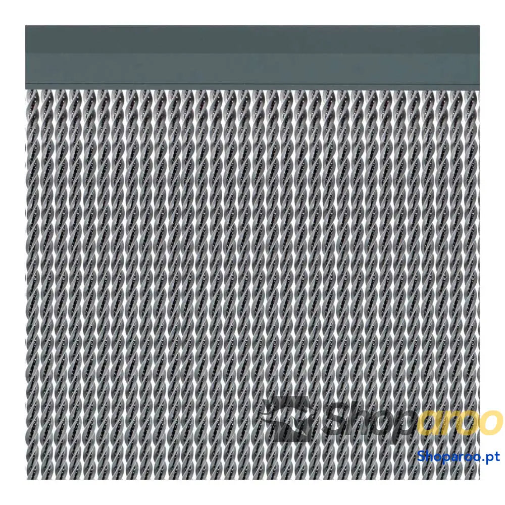 Cortina Acudam Manacor Portas Prateado Exterior PVC Alumínio 90 x 210 cm