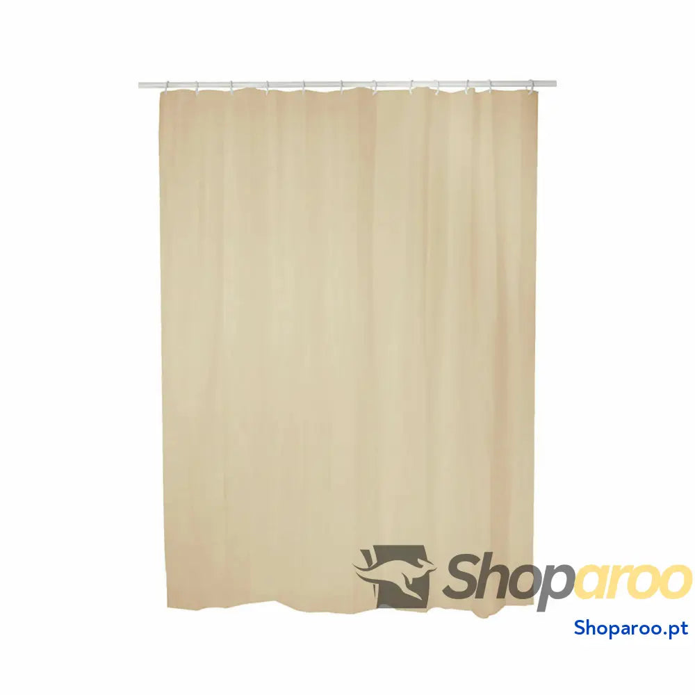 Cortina de Duche Exma basic Bege PVC 140 x 180 cm