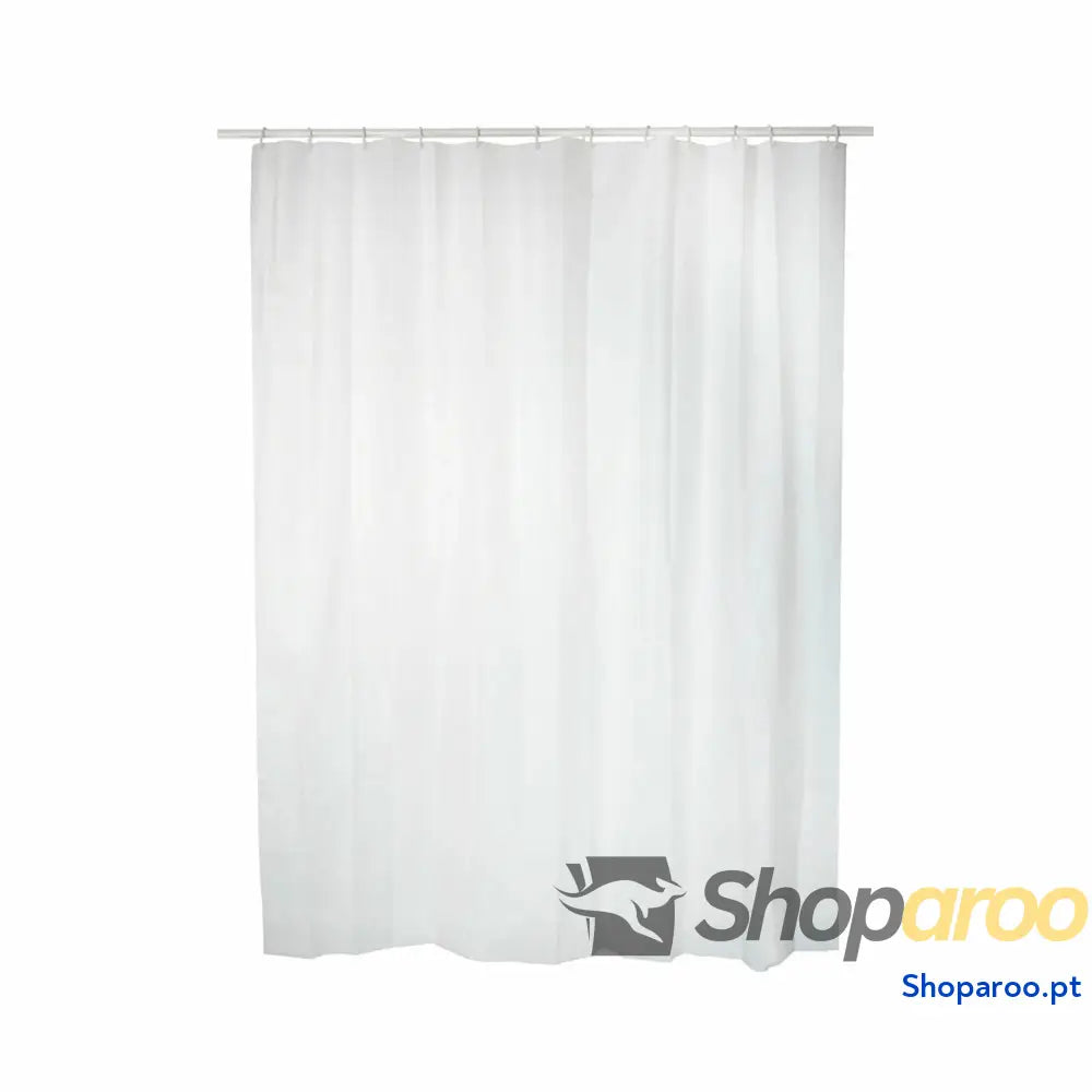 Cortina de Duche Exma Branco PVC 140 x 180 cm