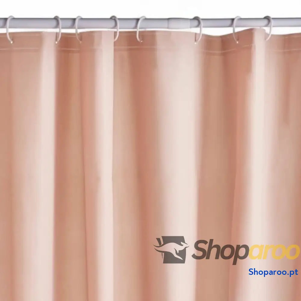 Cortina de Duche TODAY Cor Rosa Rose PEVA 180 x 200 cm (12 Unidades)