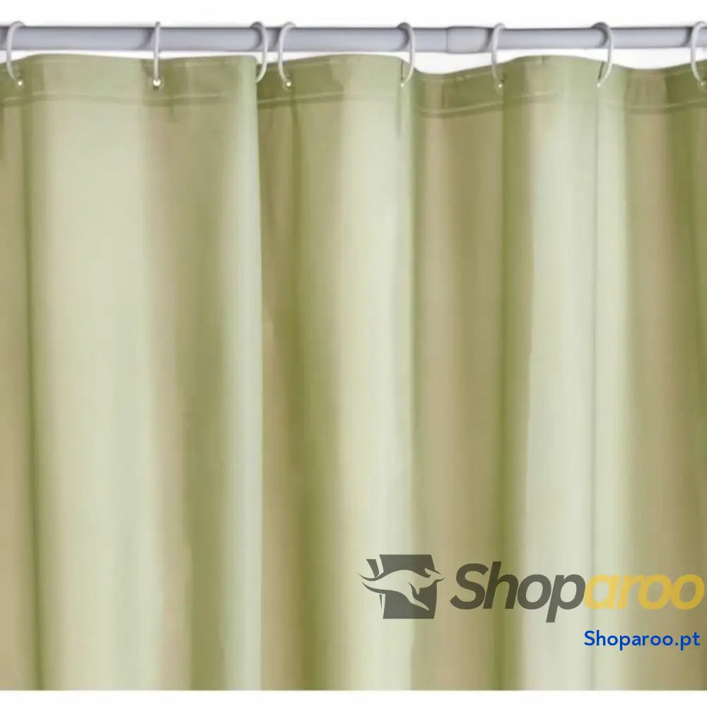 Cortina de Duche TODAY Verde Vert PEVA 180 x 200 cm (12 Unidades)