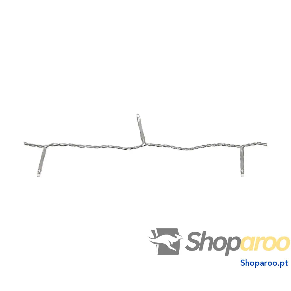 Cortina de luzes LED Lumineo Transparente Luz quente Branco quente (1 Unidade)