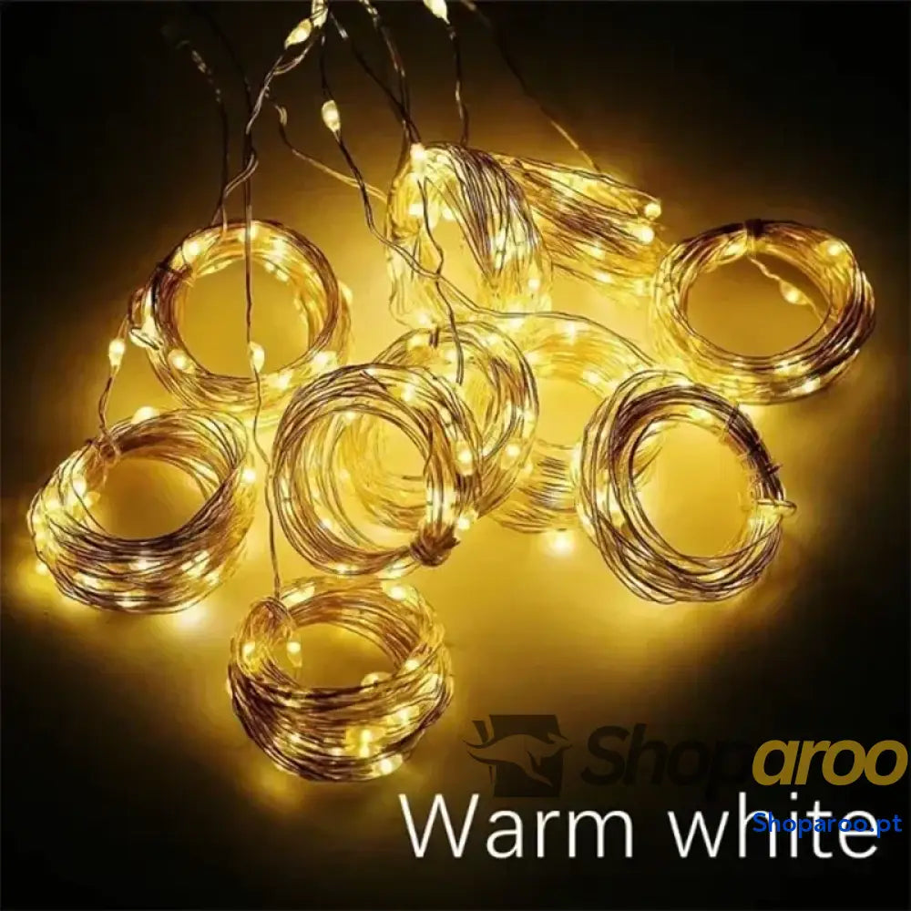 Cortina LED 3M para Natal e Decoração de Casa Jardim
