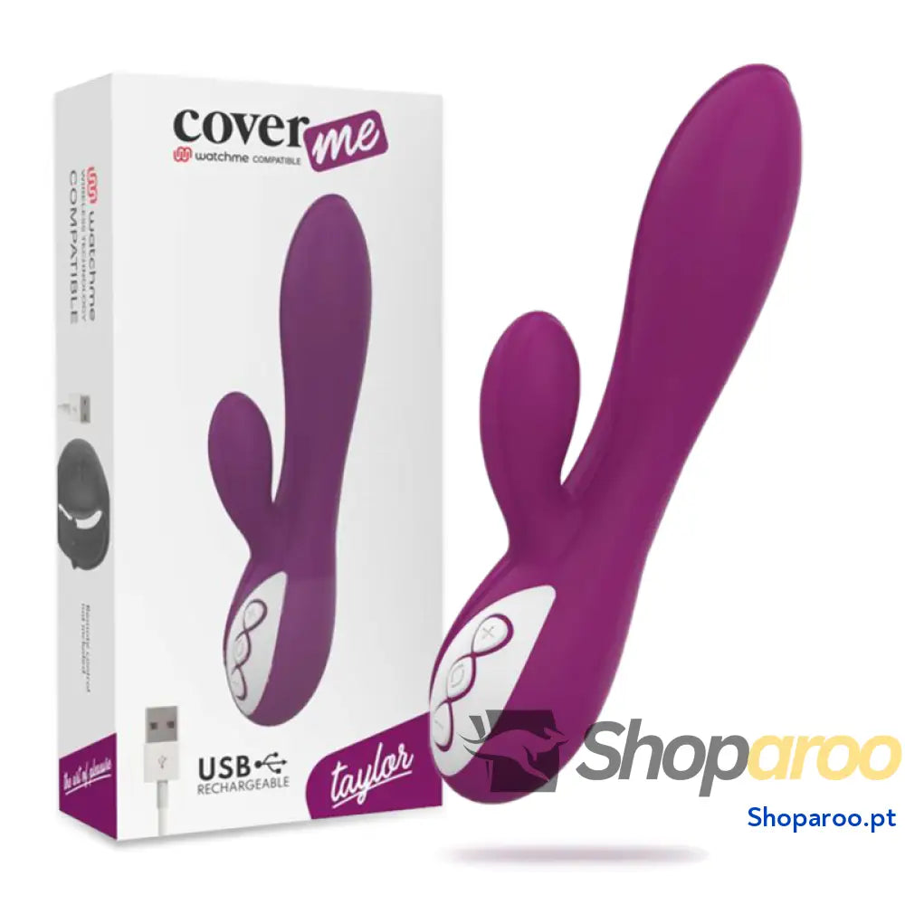 COVERME - VIBRADOR TAYLOR COMPATÍVEL COM A TECNOLOGIA WATCHME WIRELESS