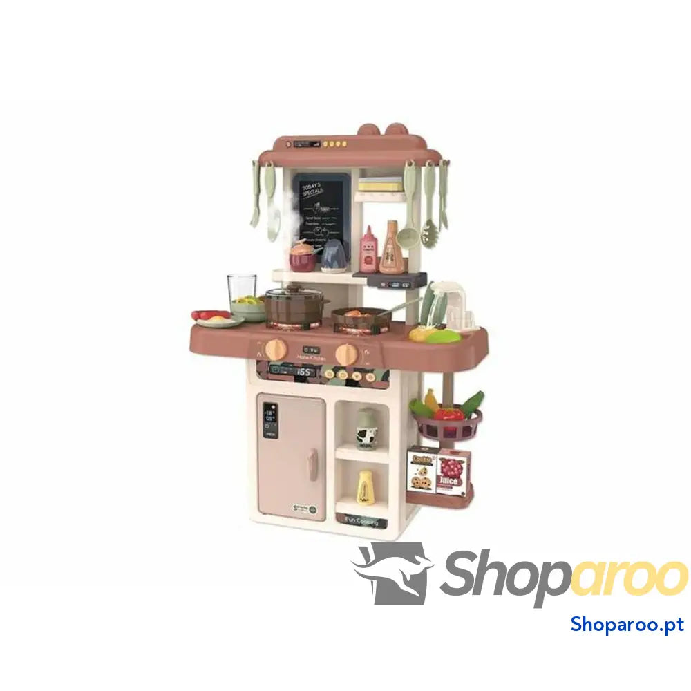 Cozinha de Brincar 63 x 45 cm Castanho