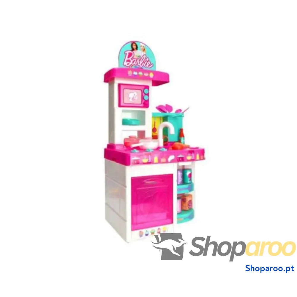Cozinha de Brincar Barbie 40,5 x 30 x 81 cm Cor de Rosa