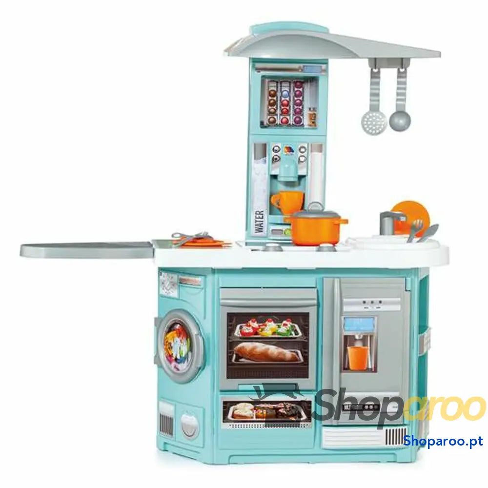 Cozinha de Brincar Cook Moltó 18151 100 x 97 x 31 cm Azul Abatível (100 x 97 x 31 cm)
