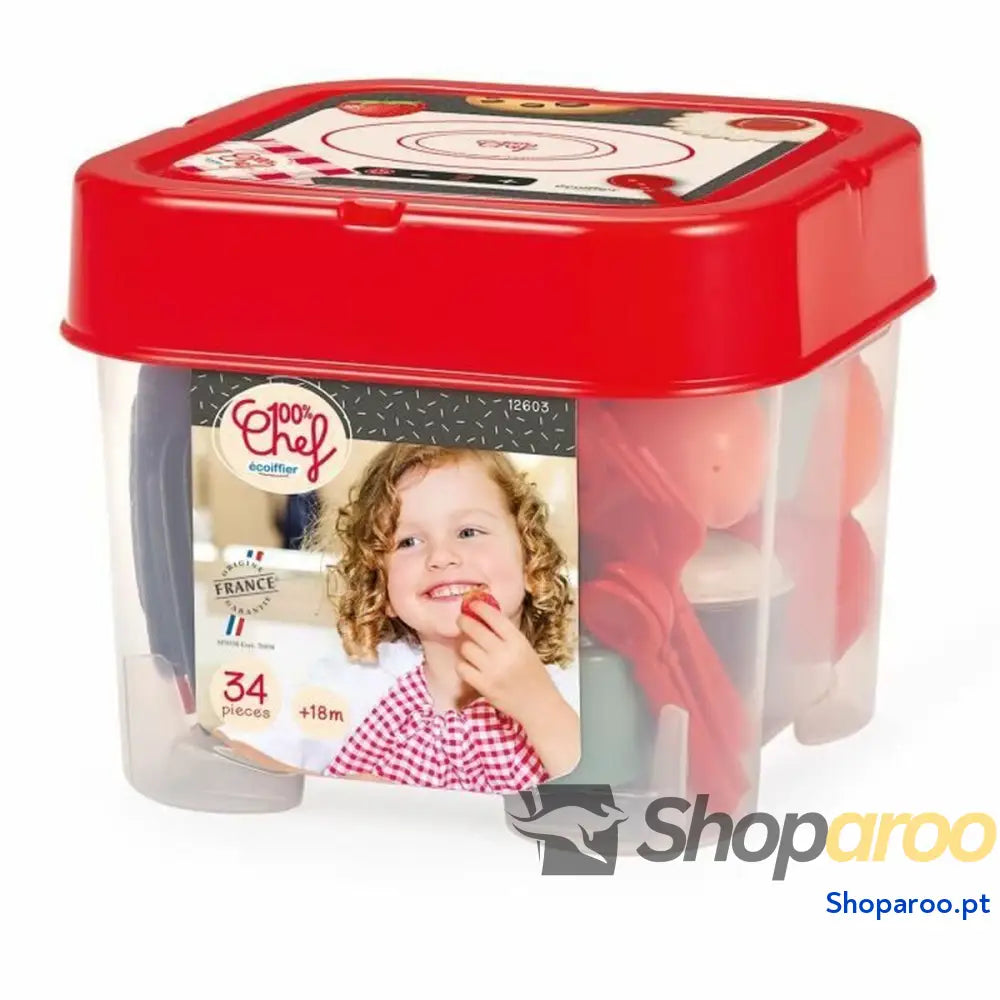 Cozinha de Brincar Ecoiffier 34 Peças