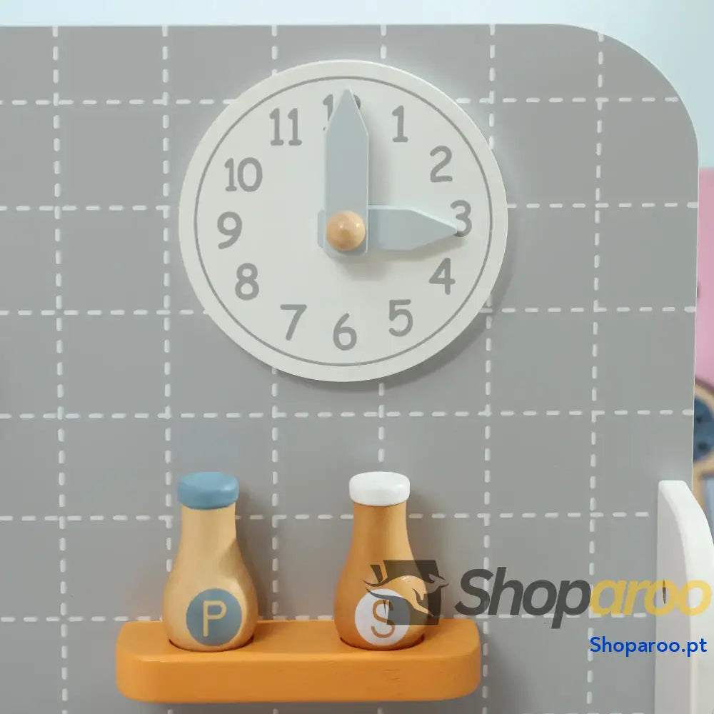 Cozinha de Brinquedo Infantil Madeira com Acessórios para Crianças