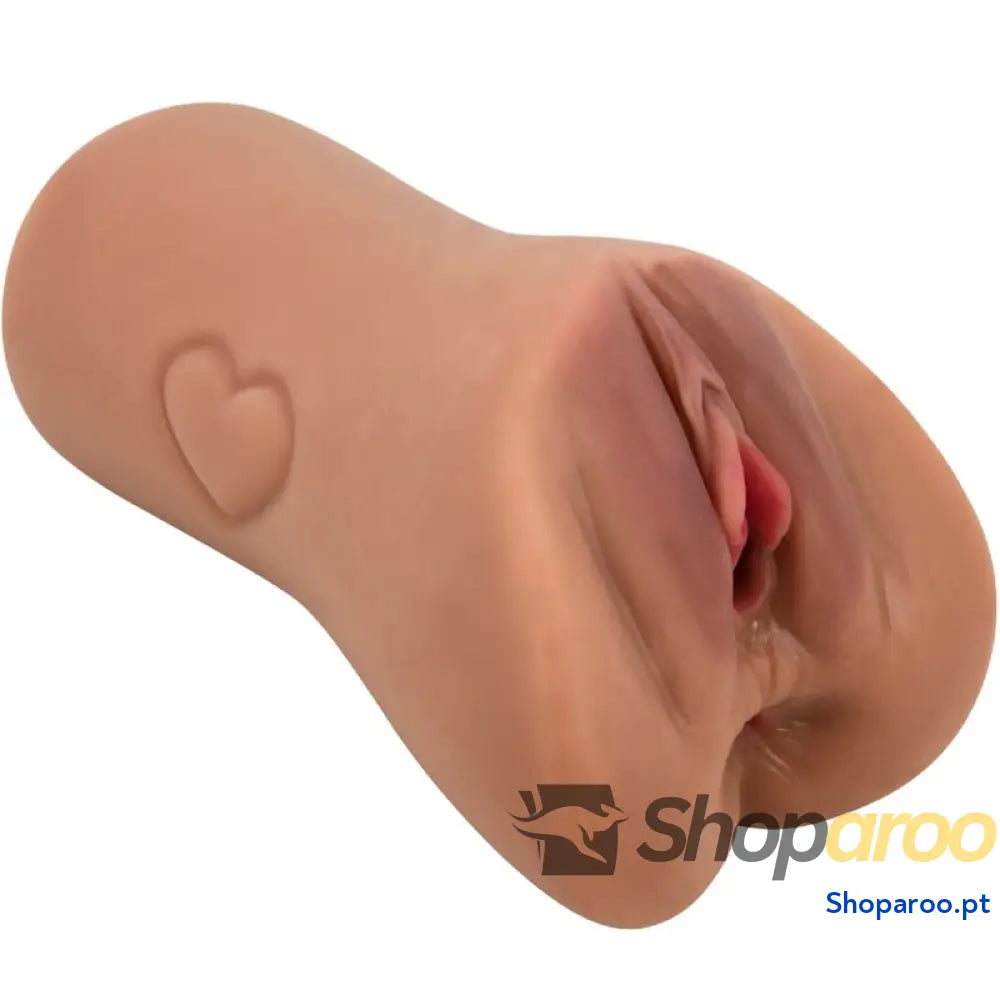 CRAZY BULL - DESIGN DE VAGINA E ÂNUS ESCARLATE COM CARNE DE CORAÇÃO
