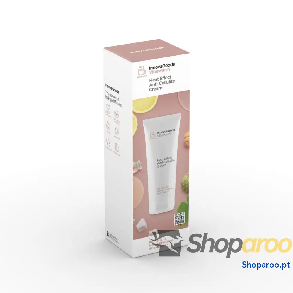 Creme Anticelulítico Efeito Calor Kombucha Vibewarm InnovaGoods 200 ml