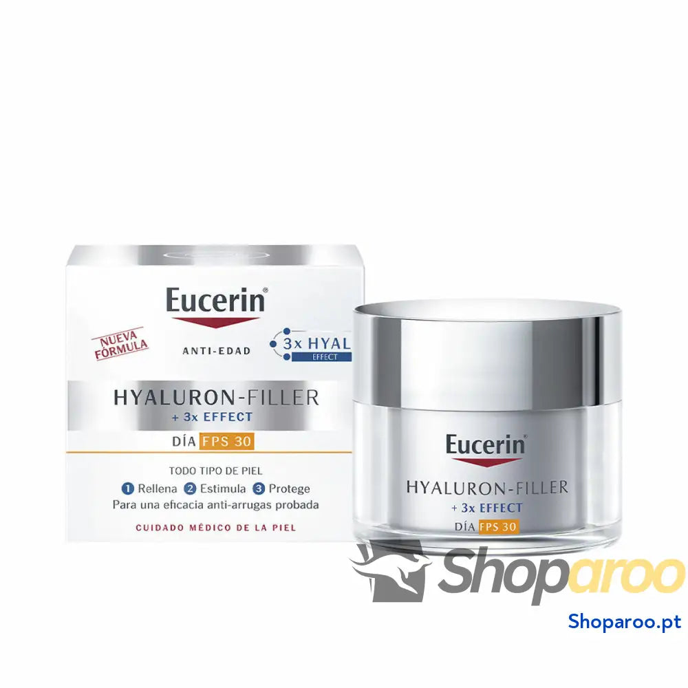 Creme Antienvelhecimento de Dia Eucerin Hyaluron Filler 3x Effect 50 ml SPF 30