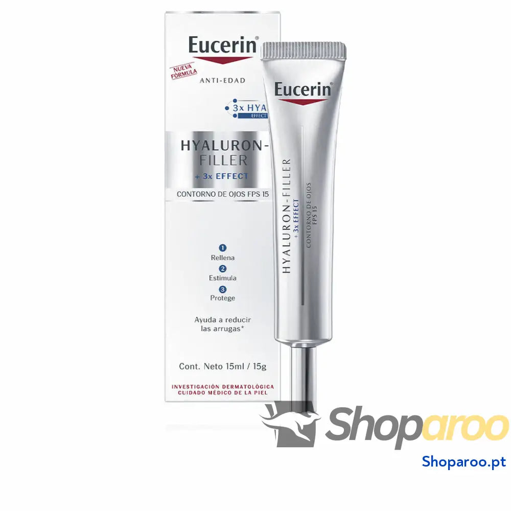 Creme Antienvelhecimento para o Contorno de Olhos Eucerin Hyaluron Filler 15 ml
