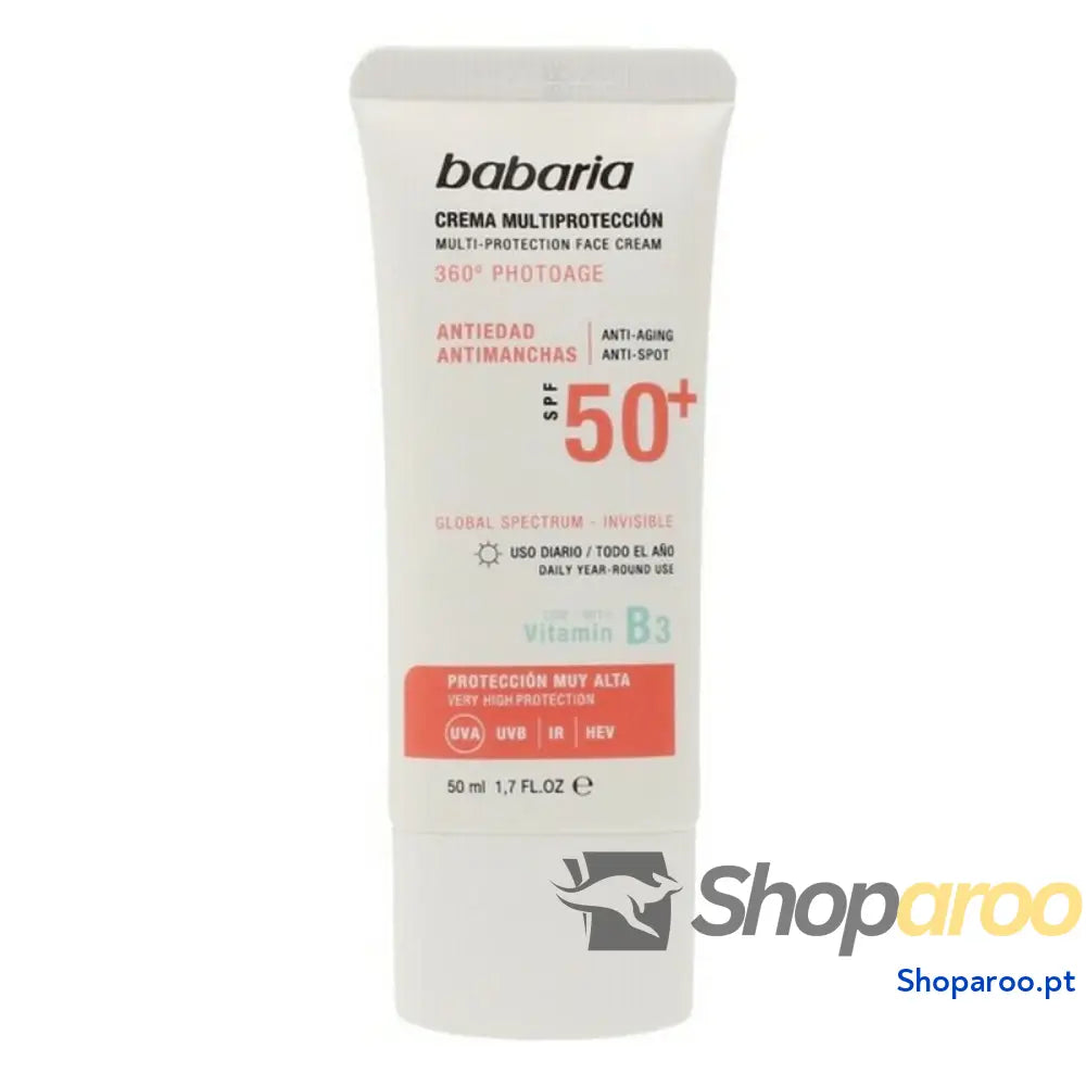 Creme Antimanchas Solares Multi-Protection Babaria Solar Multiproteccion SPF 50+ 50 ml