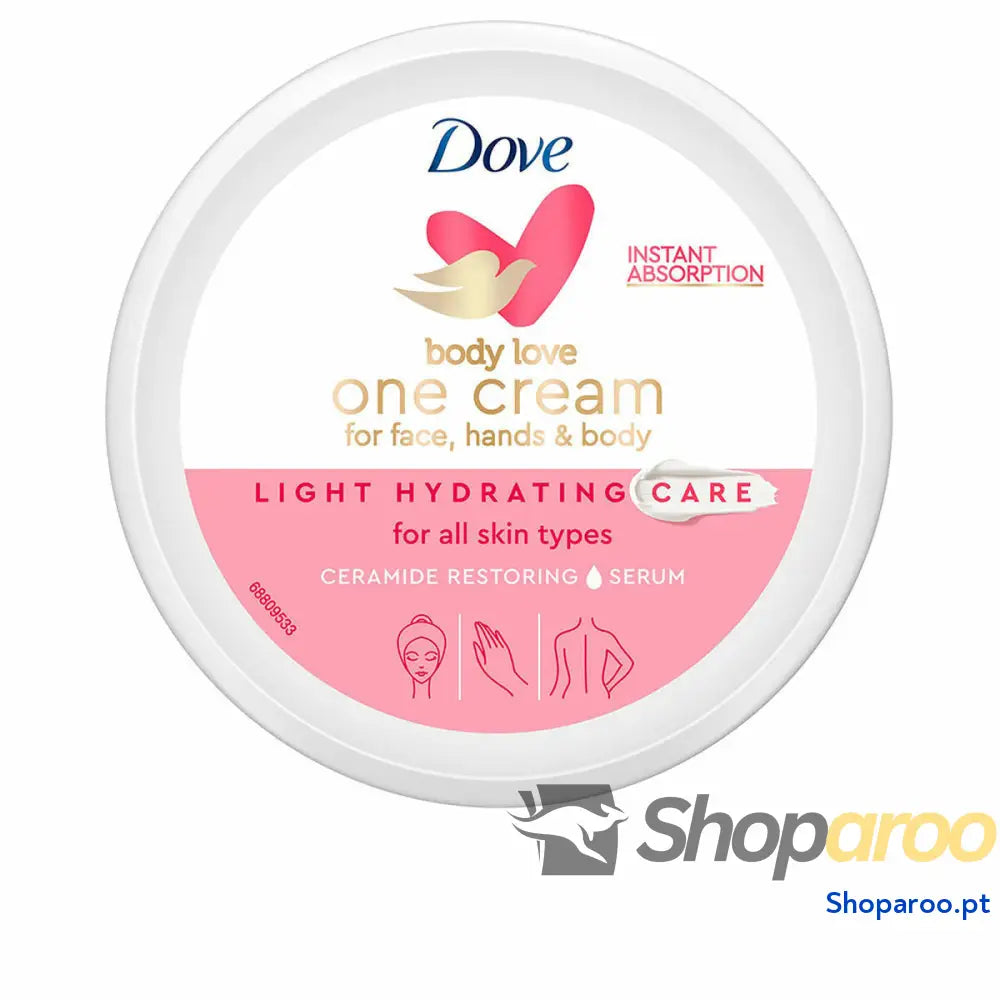 Creme Corporal Hidratante Dove Body Love 250 ml