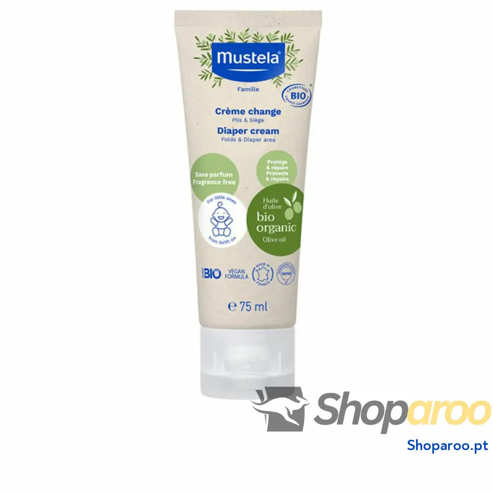 Creme Cuidado Diário da Zona da Fralda Mustela Bio 75 ml