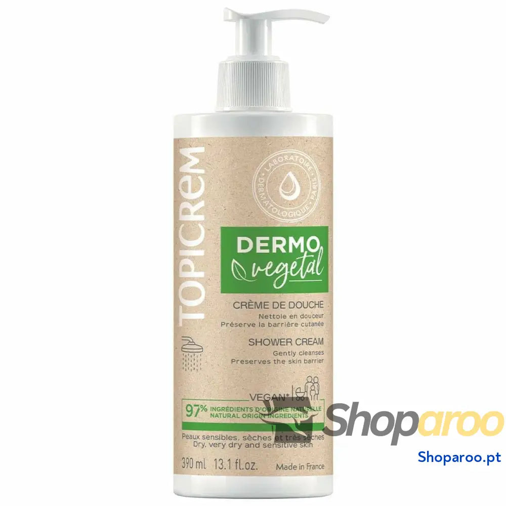Creme de Duche Topicrem Dermovegetal 390 ml