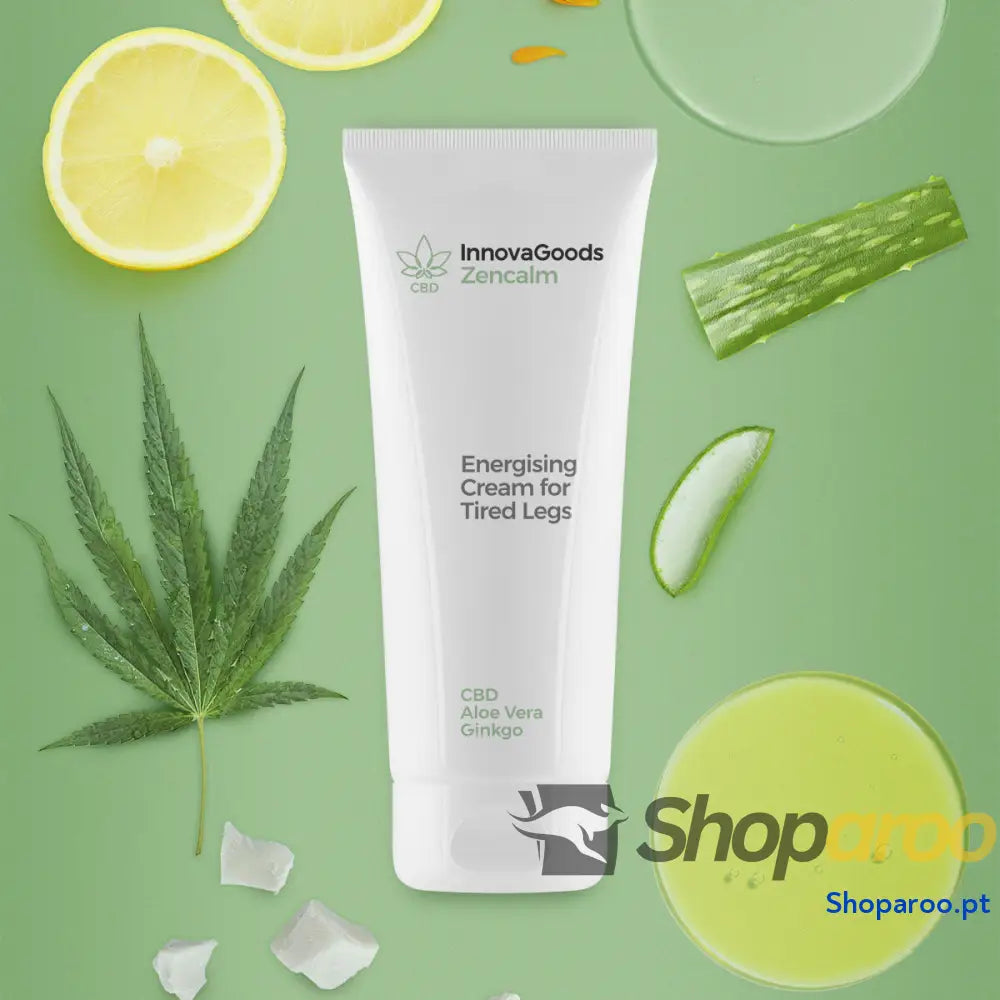 Creme Energizante para Pernas Cansadas CBD Zencalm InnovaGoods 200 ml